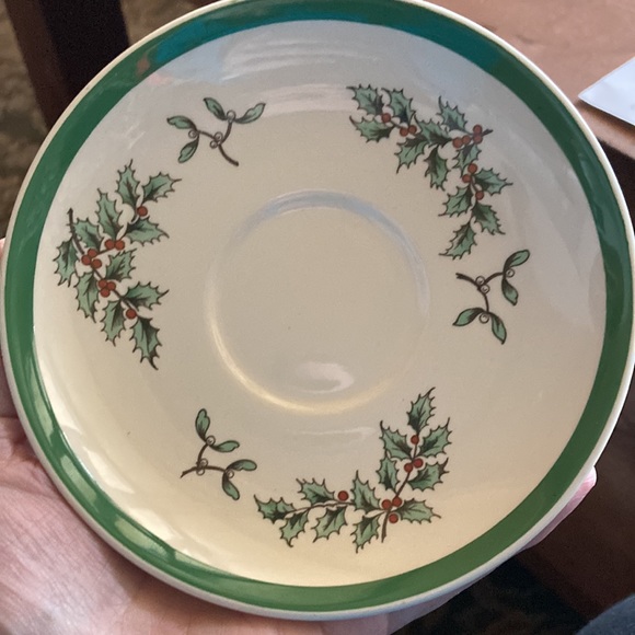 Spode England Christmas Tree Tea Cup and Saucer - Picture 6 of 10